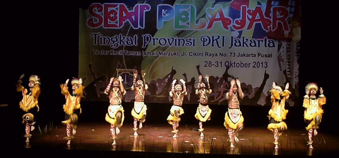 JUARA1 PENTAS SENI PELAJAR TINGKAT PROVINSI DKI JAKARTA DI TIM TAHUN 2013